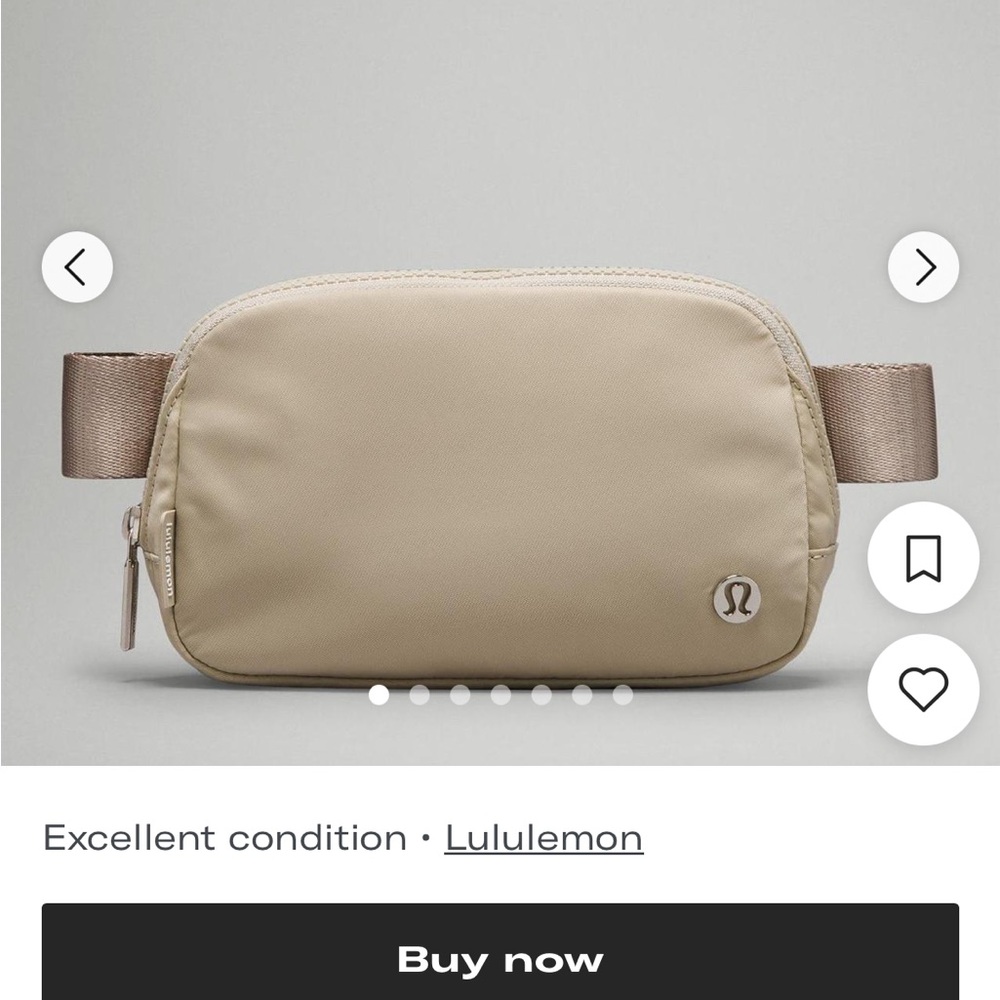Lululemon Beige Belt Bag